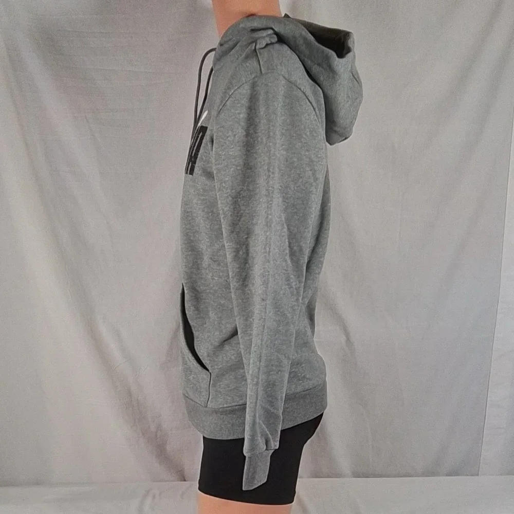 Men's Puma Layered Graphic Hoodie Medium Gray Heather Charcoal Sz: Small - NWT - Picture 4 of 4